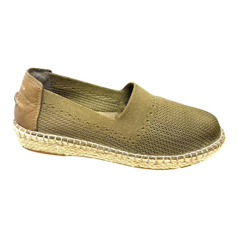 Cole Haan Cloudfeel Olive Stitchlite Espadrille Flats‎